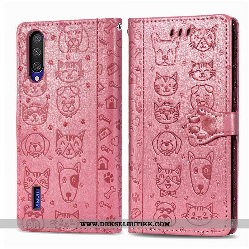 Deksel Xiaomi Mi A3 Skinndeksel Ungdom Etui Katt Rosa, Xiaomi Mi A3 Cartoon Til Salgs