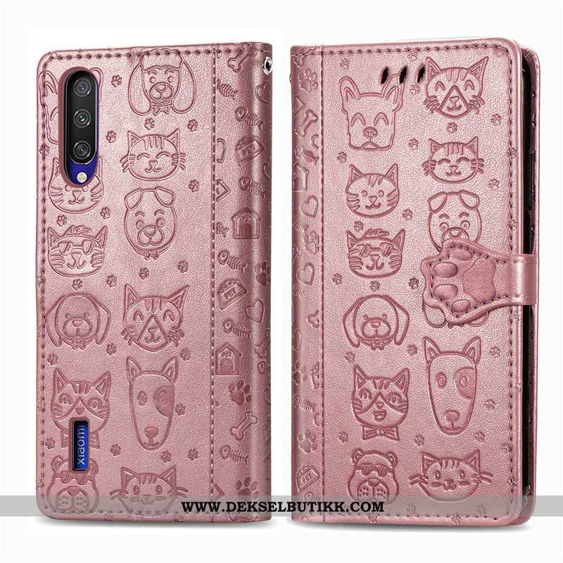 Deksel Xiaomi Mi A3 Skinndeksel Ungdom Etui Katt Rosa, Xiaomi Mi A3 Cartoon Til Salgs