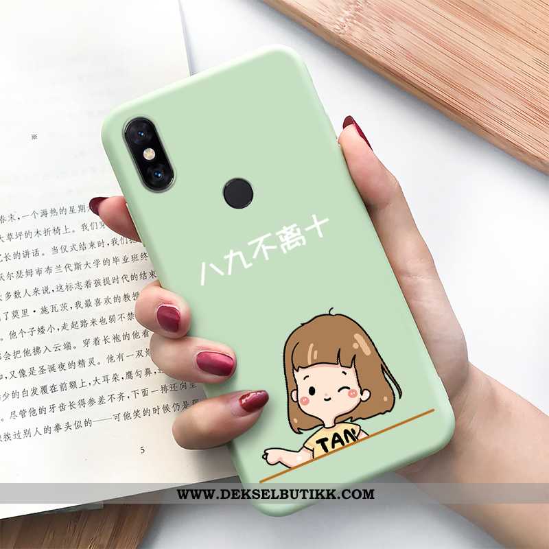 Deksel Xiaomi Mi Max 3 Kreativ Myke Vakker Silikon Grønn, Etui Xiaomi Mi Max 3 Cartoon Salg