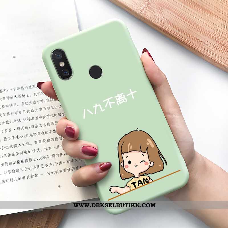 Deksel Xiaomi Mi Max 3 Kreativ Myke Vakker Silikon Grønn, Etui Xiaomi Mi Max 3 Cartoon Salg