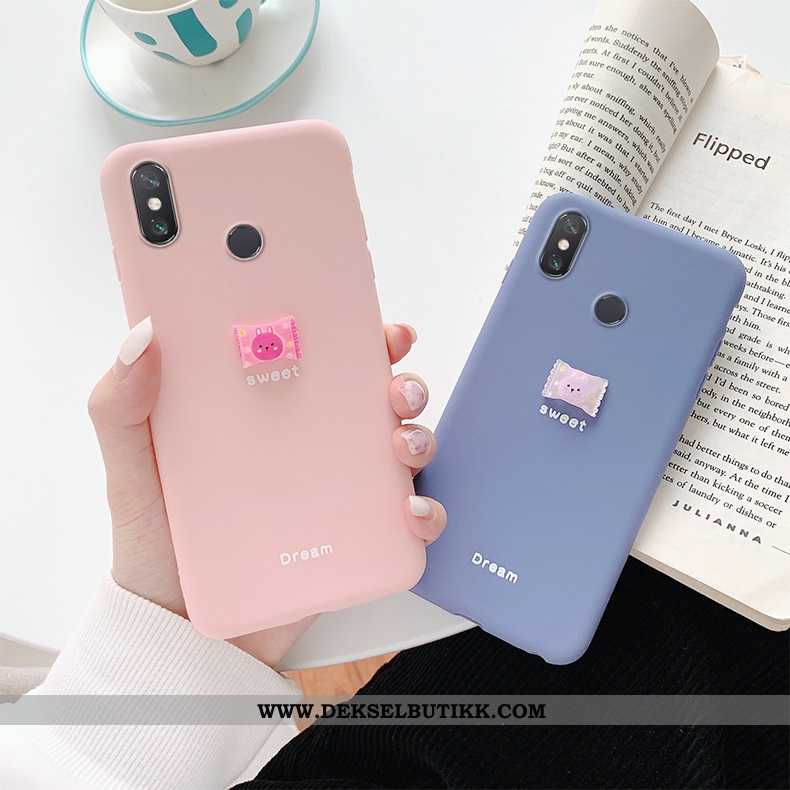 Deksel Xiaomi Mi Max 3 Myke Net Red Mobiltelefon Rosa, Etui Xiaomi Mi Max 3 Silikon Tilbud