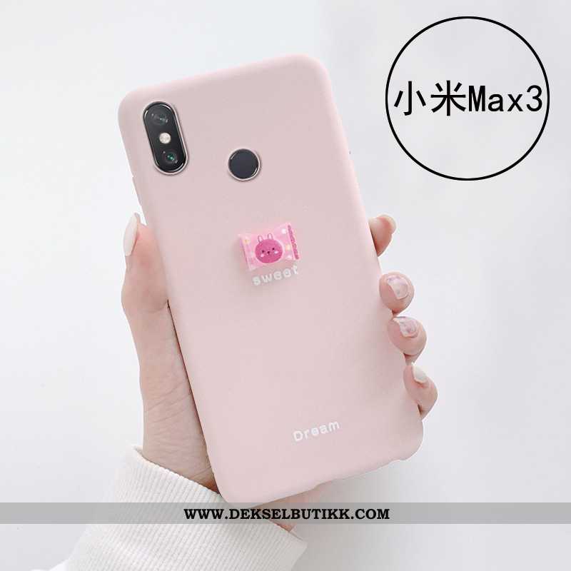 Deksel Xiaomi Mi Max 3 Myke Net Red Mobiltelefon Rosa, Etui Xiaomi Mi Max 3 Silikon Tilbud