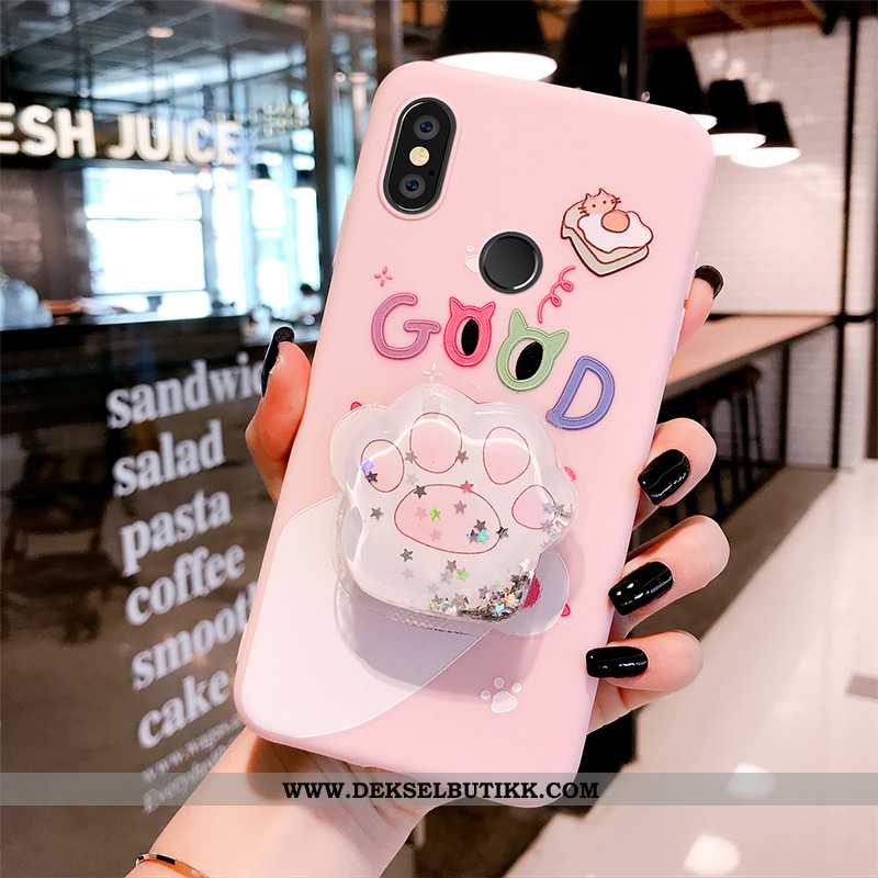 Deksel Xiaomi Mi Max 3 Silikon Rosa Vakker Cartoon, Etui Xiaomi Mi Max 3 Beskyttelse Tilbud