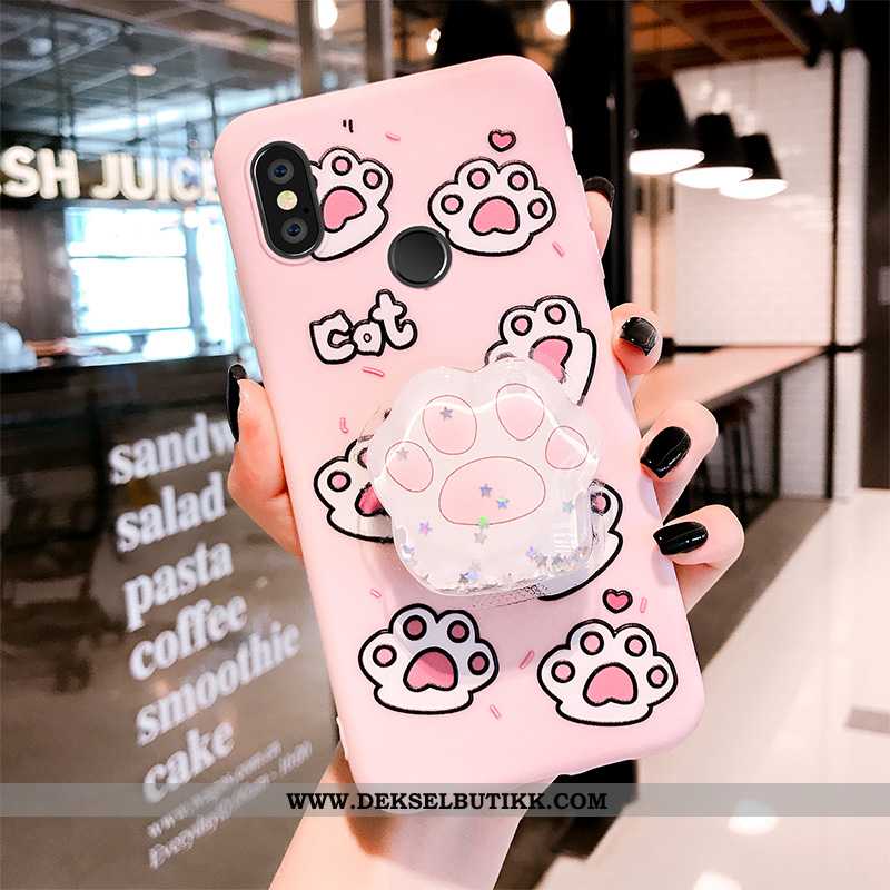 Deksel Xiaomi Mi Max 3 Silikon Rosa Vakker Cartoon, Etui Xiaomi Mi Max 3 Beskyttelse Tilbud