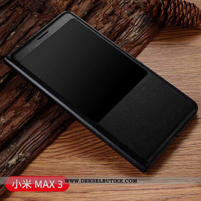 Deksel Xiaomi Mi Max 3 Skinndeksel Alt Inkludert Anti-fall Vin Rød Burgunder, Etui Xiaomi Mi Max 3 B