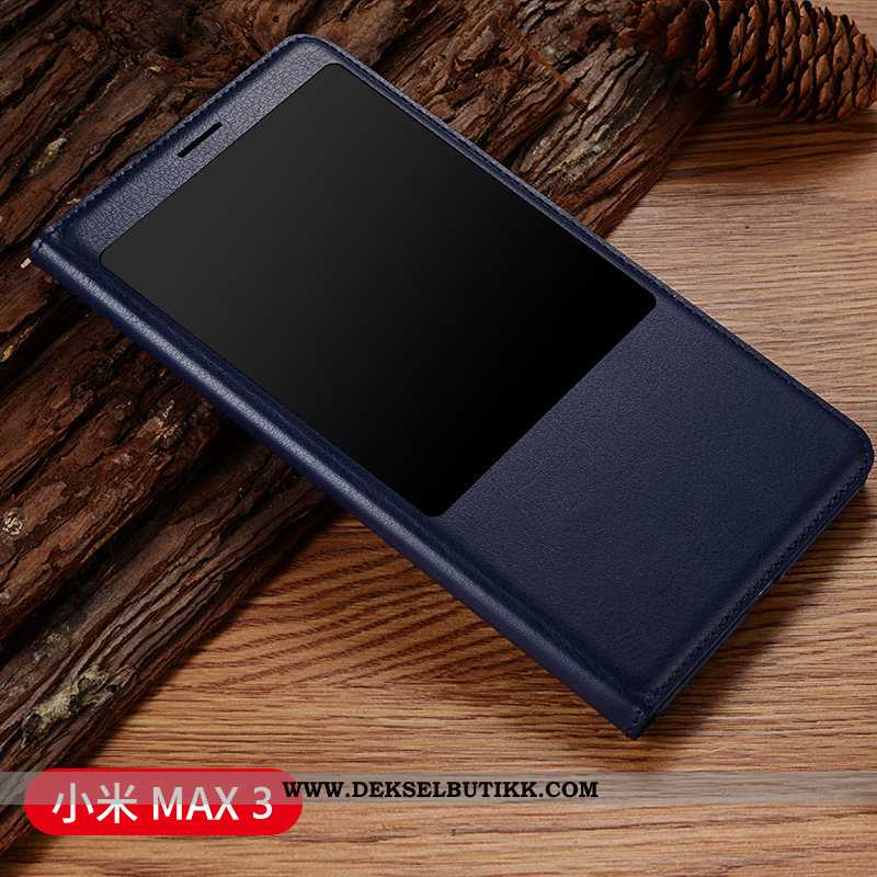 Deksel Xiaomi Mi Max 3 Skinndeksel Alt Inkludert Anti-fall Vin Rød Burgunder, Etui Xiaomi Mi Max 3 B