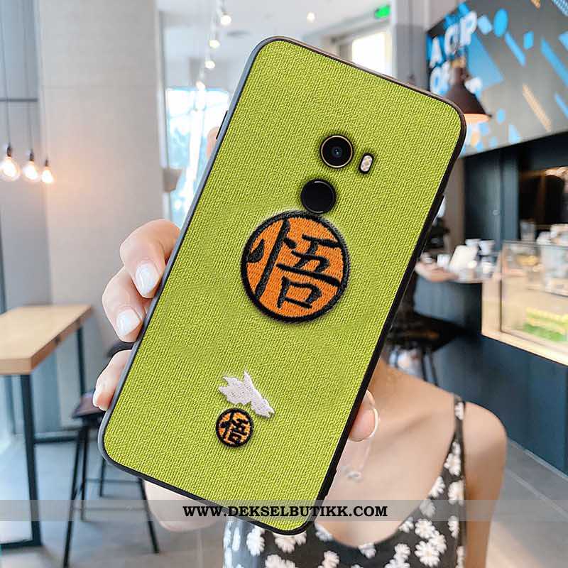 Deksel Xiaomi Mi Mix 2 Kreativ Ultra Broderi Anti-fall Grønn, Etui Xiaomi Mi Mix 2 Mønster Billige