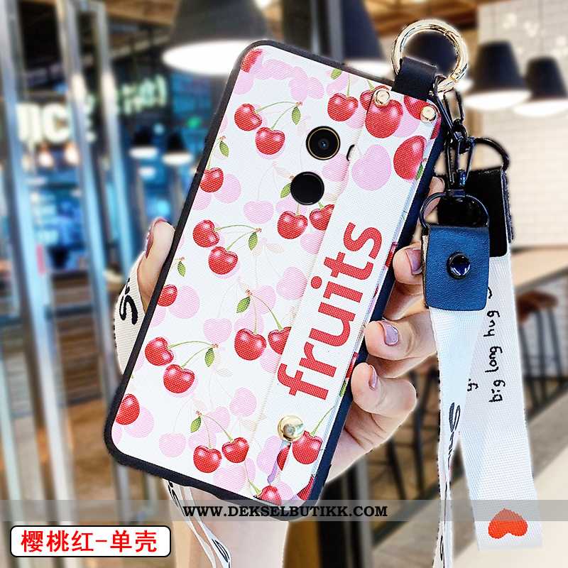 Deksel Xiaomi Mi Mix 2 Silikon Nye Anti-fall Hengende Ornamenter Rosa, Etui Xiaomi Mi Mix 2 Nubuck T