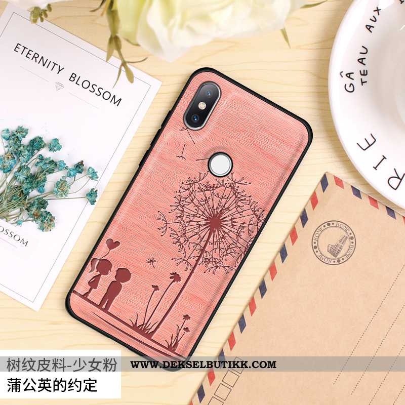 Deksel Xiaomi Mi Mix 2s Beskyttelse Silikon Nubuck Tre Oransje, Etui Xiaomi Mi Mix 2s Skinndeksel Bi