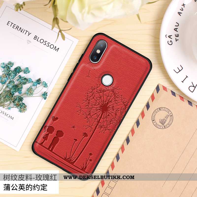 Deksel Xiaomi Mi Mix 2s Beskyttelse Silikon Nubuck Tre Oransje, Etui Xiaomi Mi Mix 2s Skinndeksel Bi