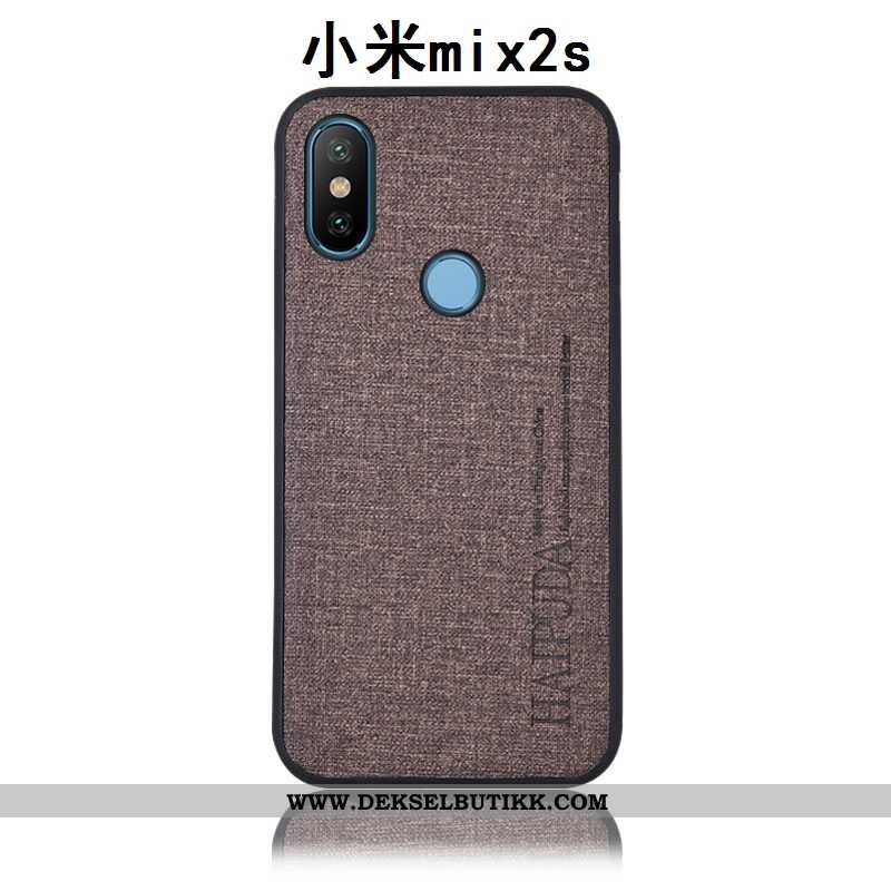 Deksel Xiaomi Mi Mix 2s Beskyttelse Skinndeksel Mobiltelefon Rosa, Etui Xiaomi Mi Mix 2s Bomull Bill