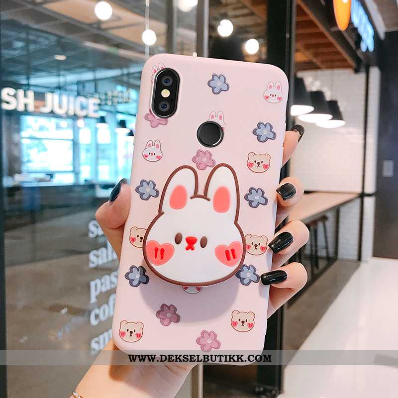 Deksel Xiaomi Mi Mix 2s Kreativ Liten Alt Inkludert Beskyttelse Rosa, Etui Xiaomi Mi Mix 2s Cartoon 