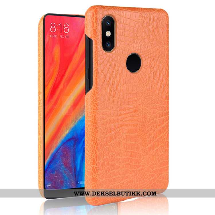 Deksel Xiaomi Mi Mix 2s Skinn Lær Kvalitet Mobiltelefon Liten Svart, Etui Xiaomi Mi Mix 2s Mønster T