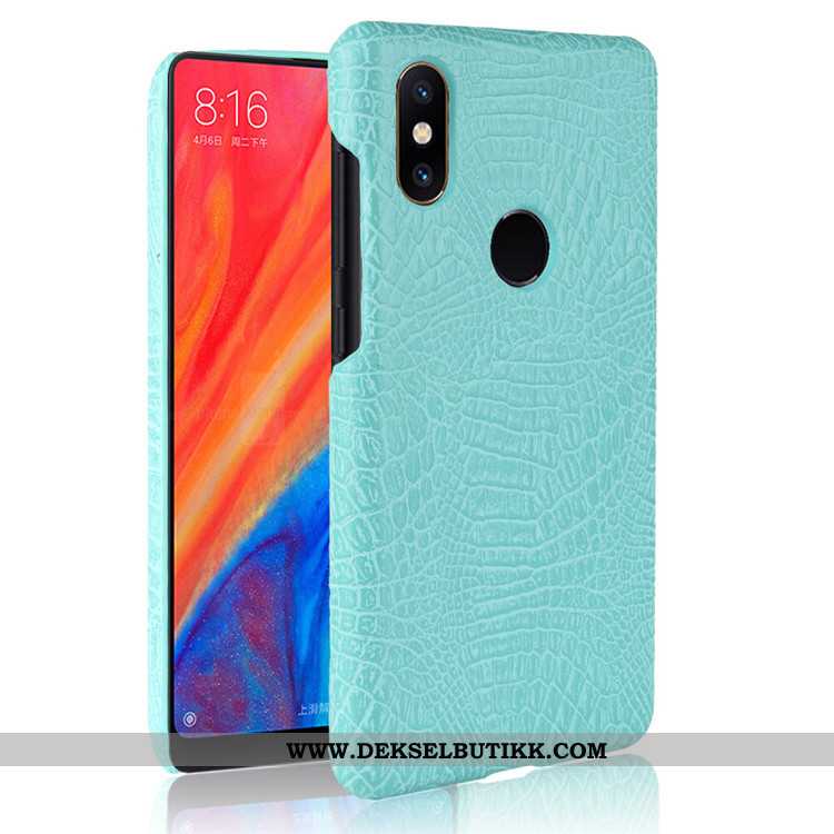 Deksel Xiaomi Mi Mix 2s Skinn Lær Kvalitet Mobiltelefon Liten Svart, Etui Xiaomi Mi Mix 2s Mønster T