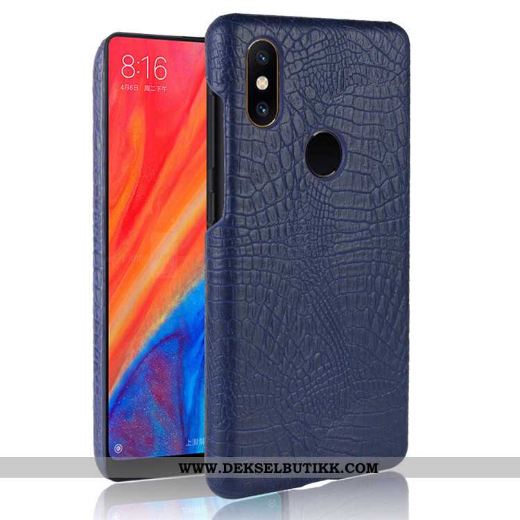 Deksel Xiaomi Mi Mix 2s Skinn Lær Kvalitet Mobiltelefon Liten Svart, Etui Xiaomi Mi Mix 2s Mønster T