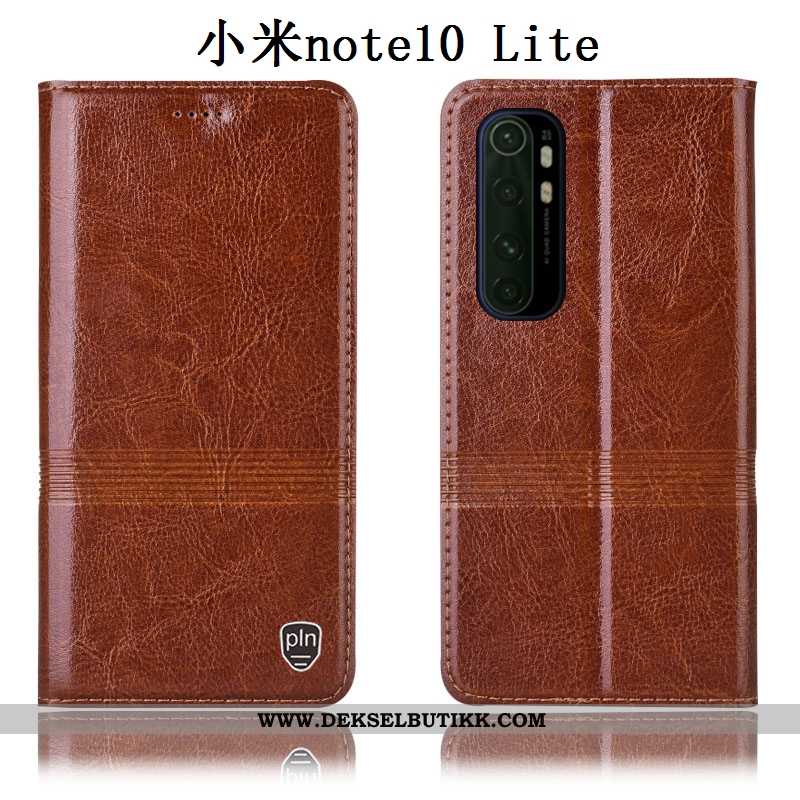 Deksel Xiaomi Mi Note 10 Lite Beskyttelse Alt Inkludert Liten Ungdom Brun, Etui Xiaomi Mi Note 10 Li