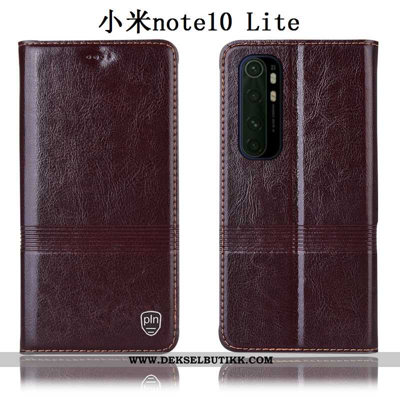 Deksel Xiaomi Mi Note 10 Lite Beskyttelse Alt Inkludert Liten Ungdom Brun, Etui Xiaomi Mi Note 10 Li