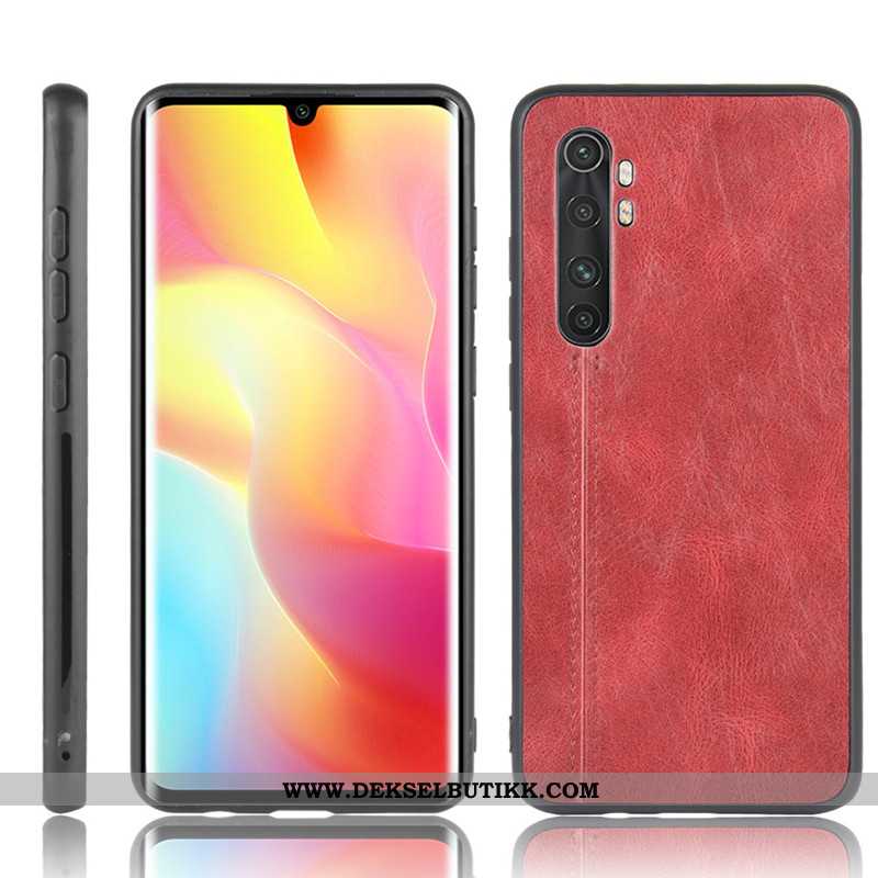 Deksel Xiaomi Mi Note 10 Lite Beskyttelse Liten Mobiltelefon Rød, Etui Xiaomi Mi Note 10 Lite Skinnd