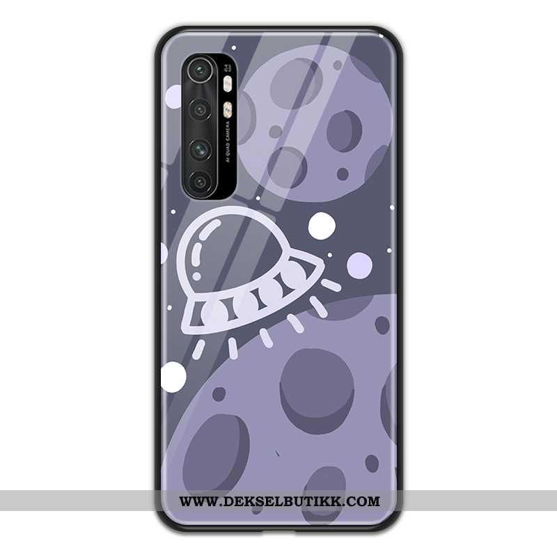 Deksel Xiaomi Mi Note 10 Lite Glass Mobiltelefon Gul Liten, Etui Xiaomi Mi Note 10 Lite Cartoon Tilb