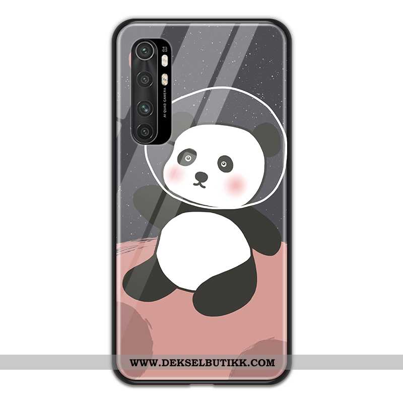 Deksel Xiaomi Mi Note 10 Lite Glass Mobiltelefon Gul Liten, Etui Xiaomi Mi Note 10 Lite Cartoon Tilb