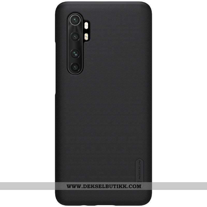 Deksel Xiaomi Mi Note 10 Lite Nubuck Gull Anti-fall Blå, Etui Xiaomi Mi Note 10 Lite Tynne Salg