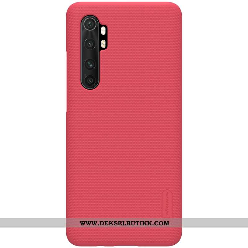 Deksel Xiaomi Mi Note 10 Lite Nubuck Gull Anti-fall Blå, Etui Xiaomi Mi Note 10 Lite Tynne Salg