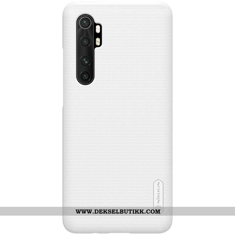 Deksel Xiaomi Mi Note 10 Lite Nubuck Gull Anti-fall Blå, Etui Xiaomi Mi Note 10 Lite Tynne Salg