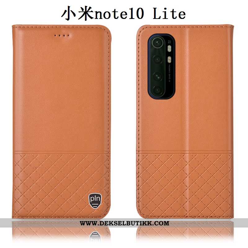 Deksel Xiaomi Mi Note 10 Lite Skinn Ungdom Liten Brun, Etui Xiaomi Mi Note 10 Lite Beskyttelse Kjøpe