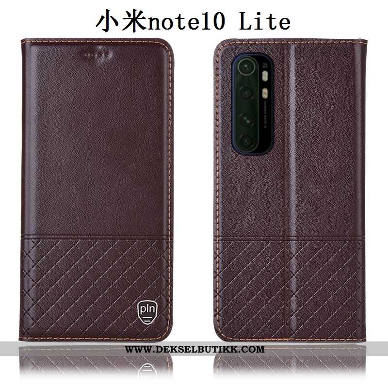 Deksel Xiaomi Mi Note 10 Lite Skinn Ungdom Liten Brun, Etui Xiaomi Mi Note 10 Lite Beskyttelse Kjøpe