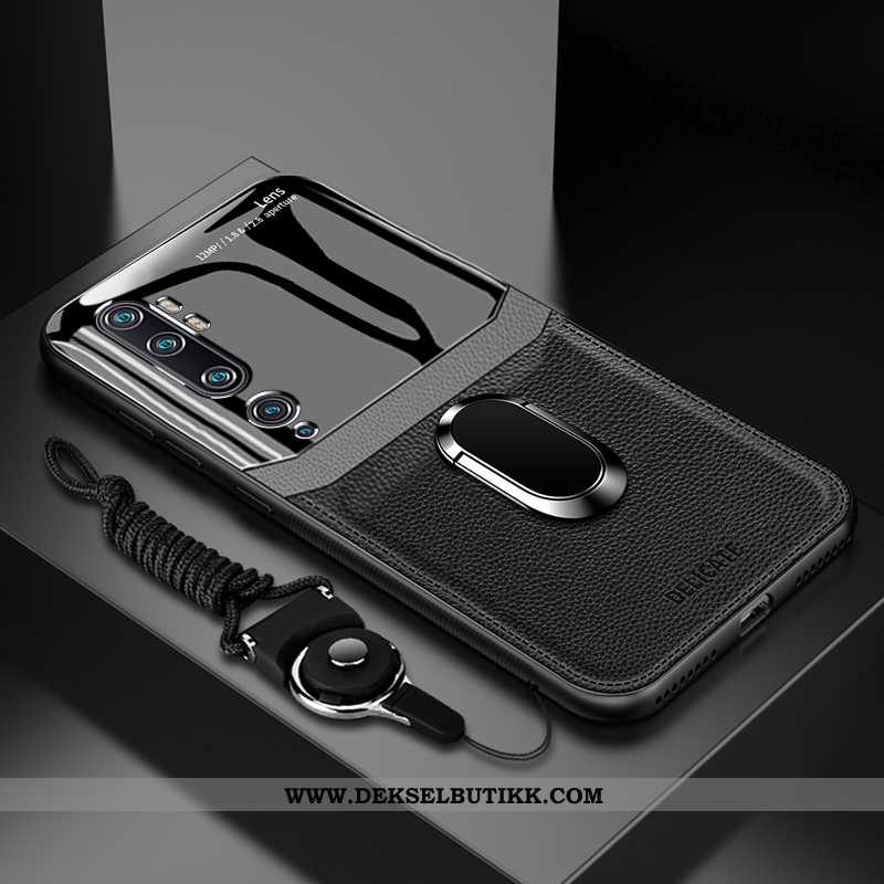 Deksel Xiaomi Mi Note 10 Myke Tilpass Glass Svart, Etui Xiaomi Mi Note 10 Silikon Tilbud