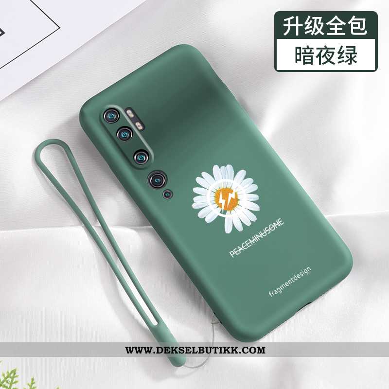 Deksel Xiaomi Mi Note 10 Silikon Tusenfryd Tilpass Svart, Etui Xiaomi Mi Note 10 Beskyttelse Tilbud