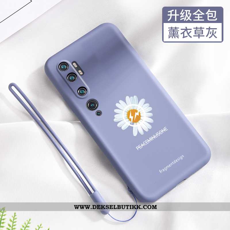 Deksel Xiaomi Mi Note 10 Silikon Tusenfryd Tilpass Svart, Etui Xiaomi Mi Note 10 Beskyttelse Tilbud