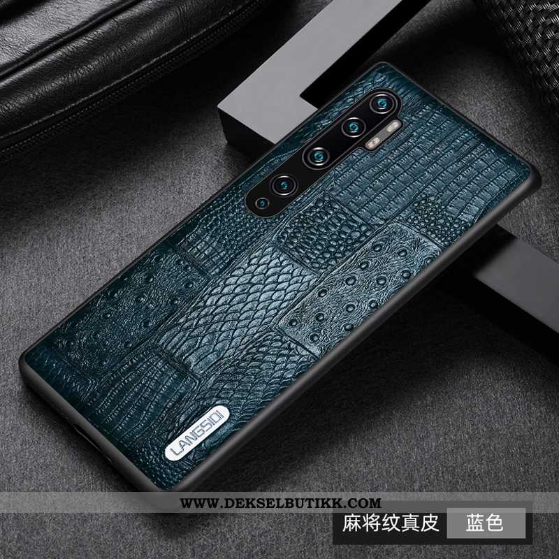 Deksel Xiaomi Mi Note 10 Skinn Etui Ultra Hard Brun, Xiaomi Mi Note 10 Skinn Lær Billige