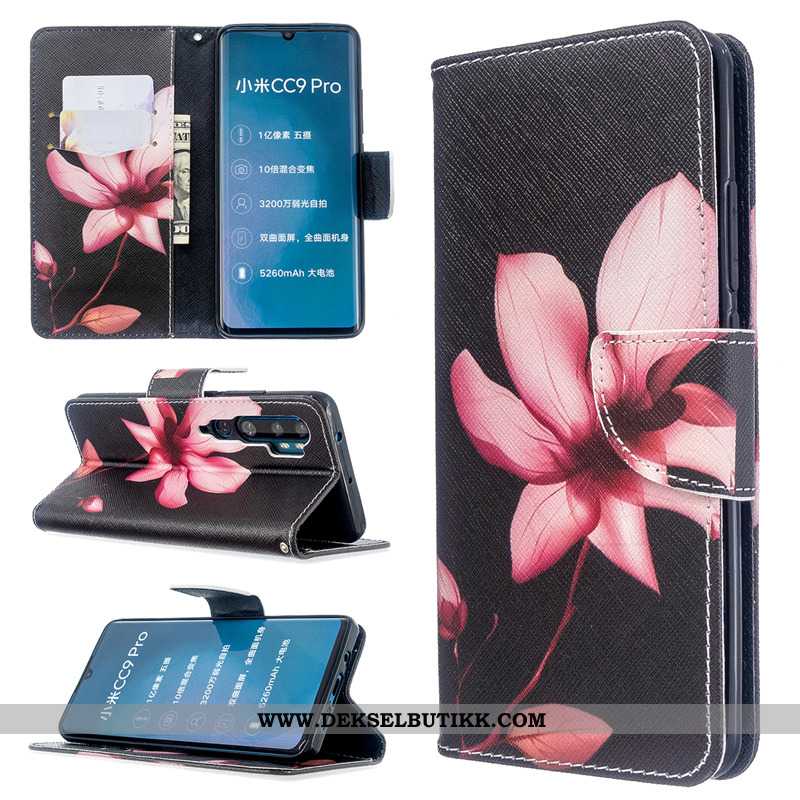 Deksel Xiaomi Mi Note 10 Skinndeksel Hvit Etui Folio Hvitt, Xiaomi Mi Note 10 Beskyttelse Billig