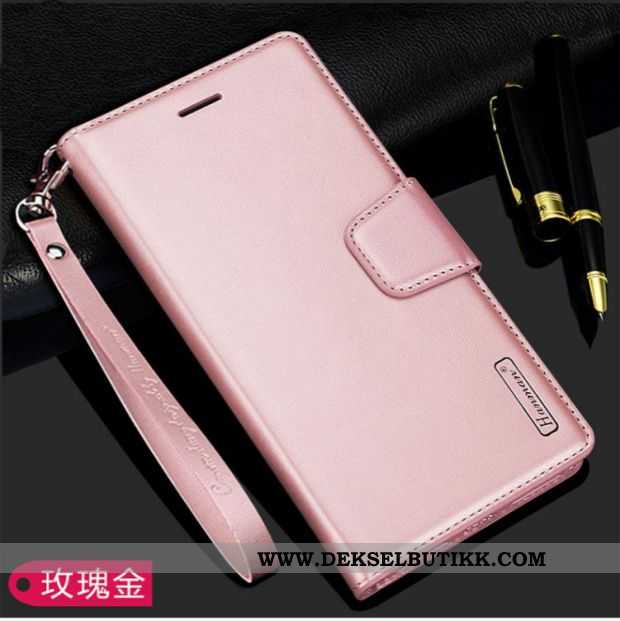 Deksel Xiaomi Mi Note 10 Skinndeksel Rosa Magnetisk, Etui Xiaomi Mi Note 10 Liten Rabatt