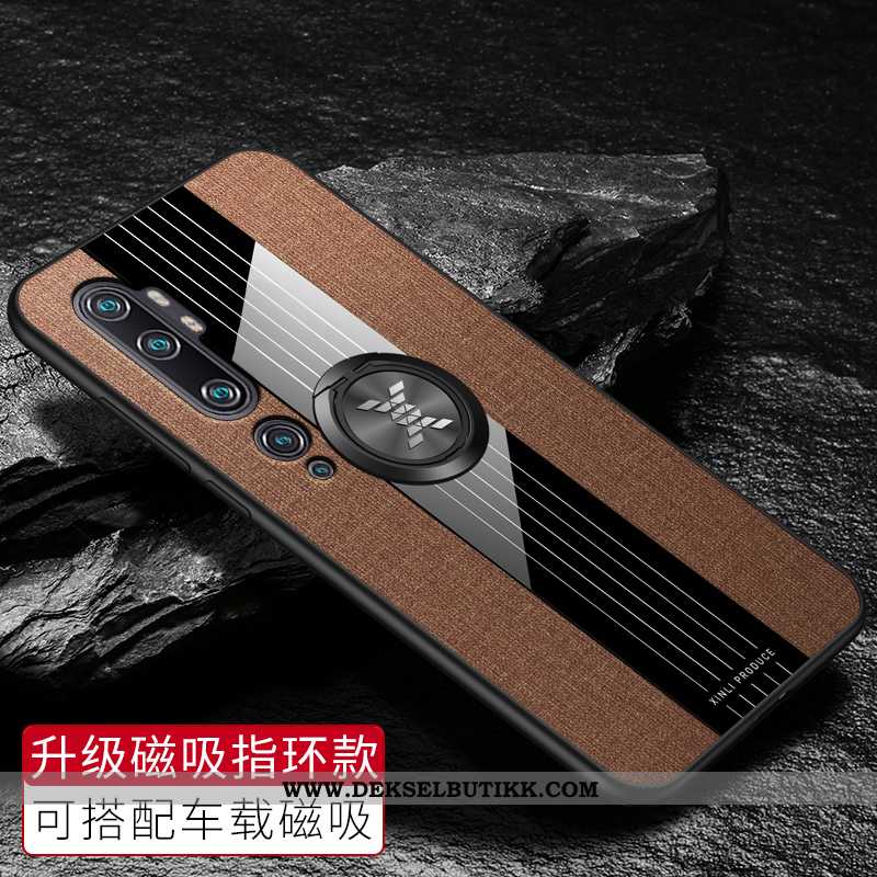 Deksel Xiaomi Mi Note 10 Tynne Liten Alt Inkludert Brun, Etui Xiaomi Mi Note 10 Myke Butikk