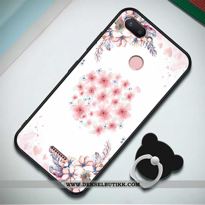 Deksel Xiaomi Redmi 6 Cartoon Mobiltelefon Liten Av Personlighet Blå, Etui Xiaomi Redmi 6 Myke Butik