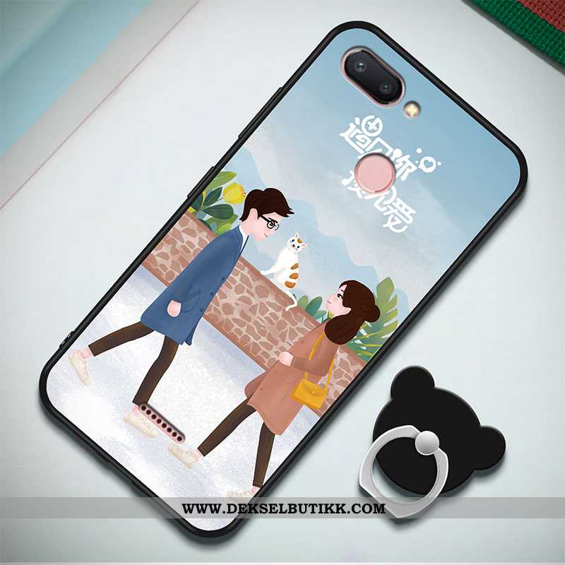 Deksel Xiaomi Redmi 6 Cartoon Mobiltelefon Liten Av Personlighet Blå, Etui Xiaomi Redmi 6 Myke Butik