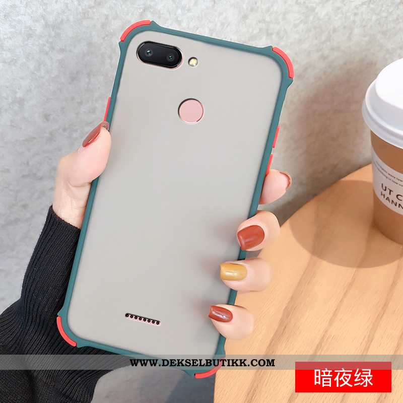 Deksel Xiaomi Redmi 6 Myke Lovers Anti-fall Mobiltelefon Svart, Etui Xiaomi Redmi 6 Silikon Billige