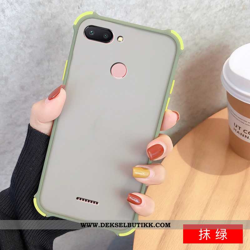 Deksel Xiaomi Redmi 6 Myke Lovers Anti-fall Mobiltelefon Svart, Etui Xiaomi Redmi 6 Silikon Billige