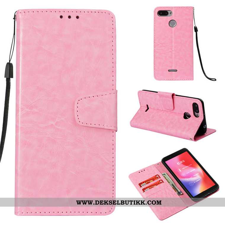 Deksel Xiaomi Redmi 6 Myke Mobiltelefon Rosa, Etui Xiaomi Redmi 6 Skinndeksel Salg