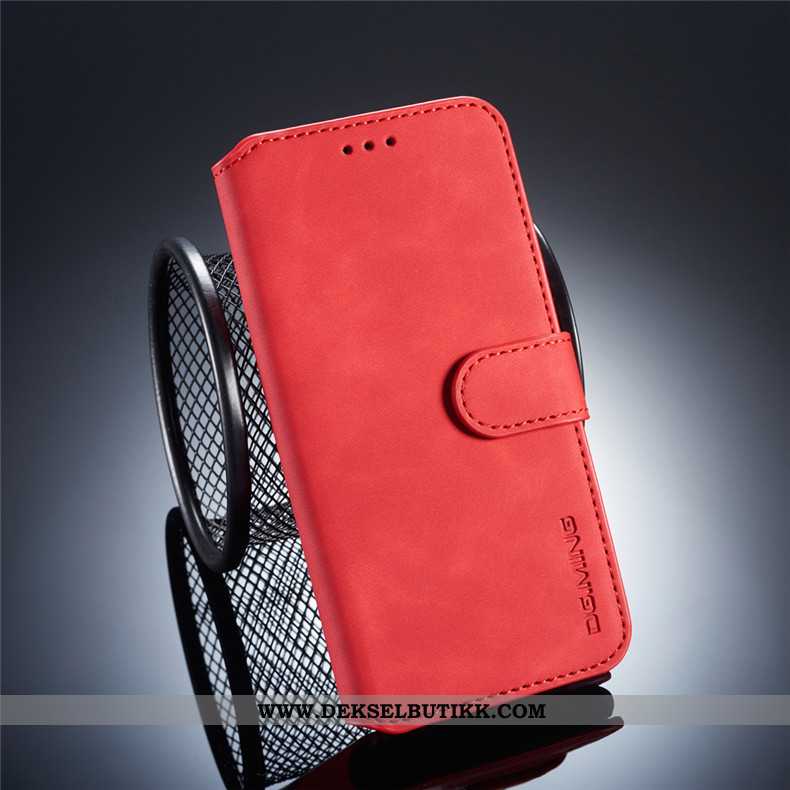 Deksel Xiaomi Redmi 6 Nubuck Mobiltelefon Clamshell Brun, Etui Xiaomi Redmi 6 Skinndeksel Rabatt