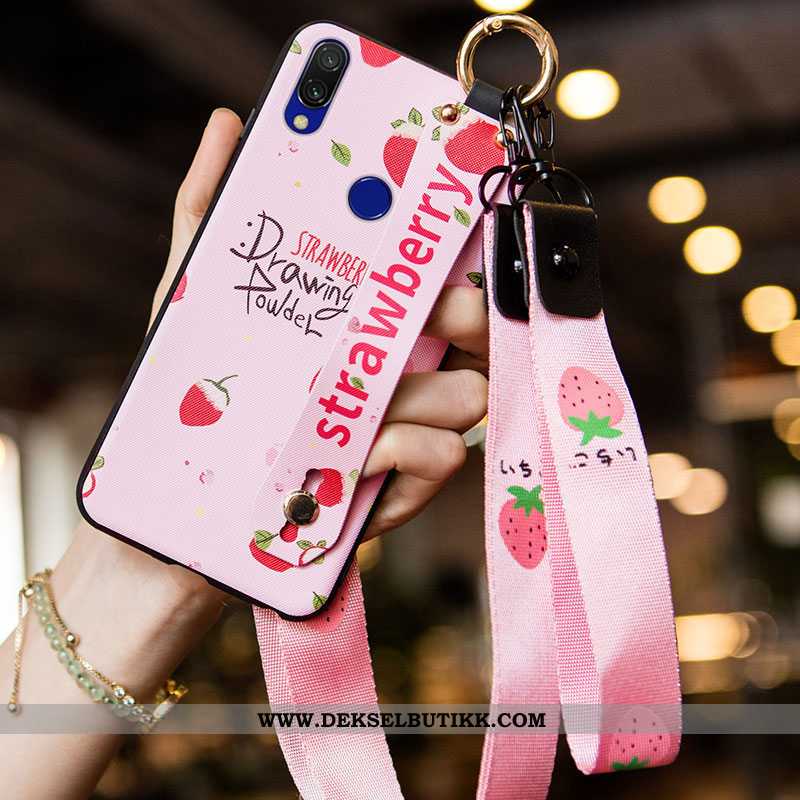 Deksel Xiaomi Redmi 7 Nubuck Liten Trend Myke Rosa, Etui Xiaomi Redmi 7 Av Personlighet Tilbud