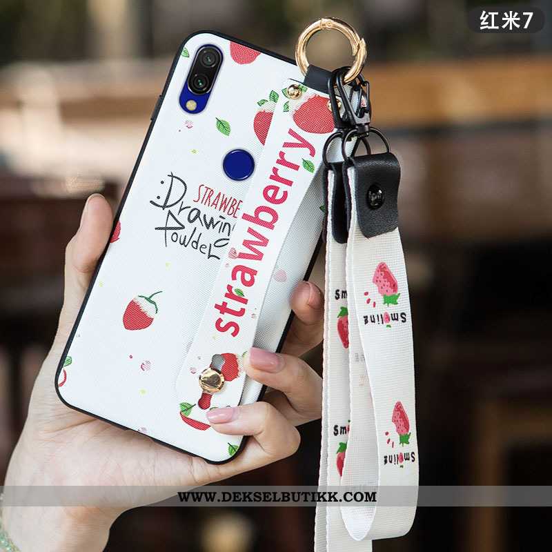 Deksel Xiaomi Redmi 7 Nubuck Liten Trend Myke Rosa, Etui Xiaomi Redmi 7 Av Personlighet Tilbud