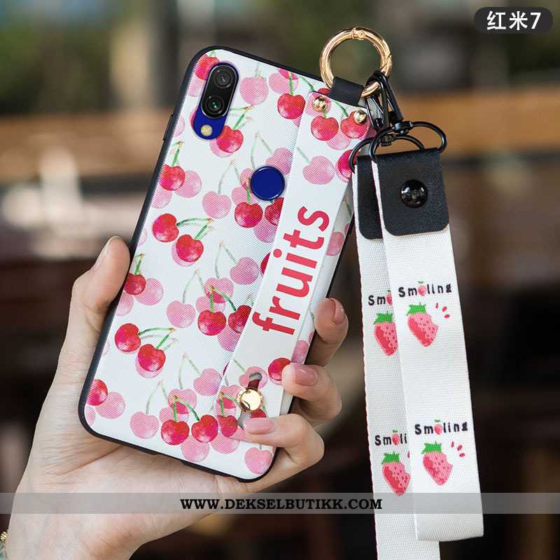 Deksel Xiaomi Redmi 7 Nubuck Liten Trend Myke Rosa, Etui Xiaomi Redmi 7 Av Personlighet Tilbud