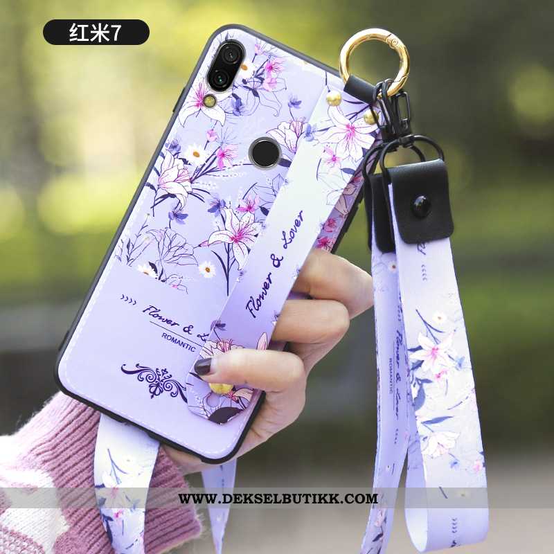 Deksel Xiaomi Redmi 7 Vintage Vind Alt Inkludert Nubuck Hvitt, Etui Xiaomi Redmi 7 Trend Billige