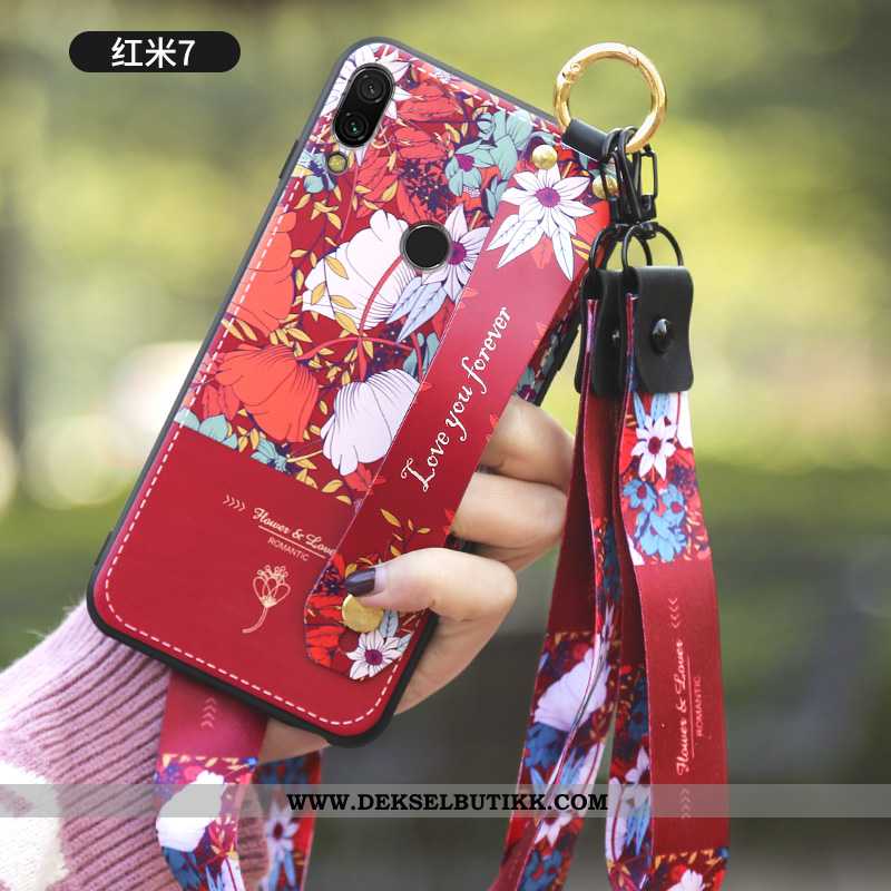 Deksel Xiaomi Redmi 7 Vintage Vind Alt Inkludert Nubuck Hvitt, Etui Xiaomi Redmi 7 Trend Billige