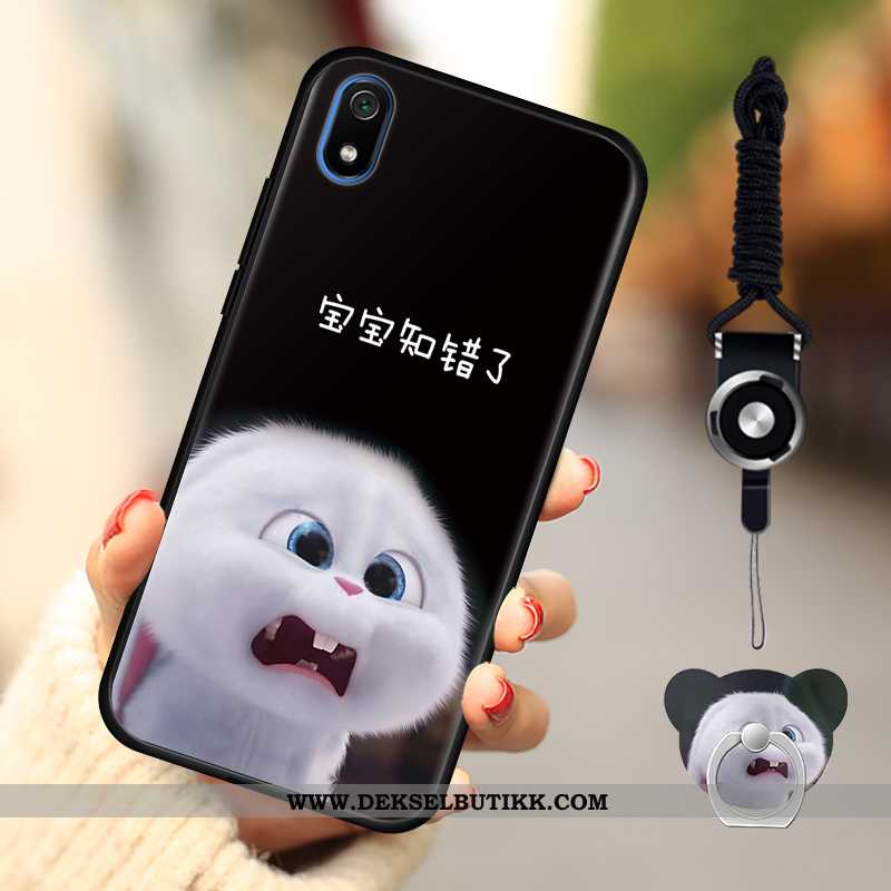 Deksel Xiaomi Redmi 7a Cartoon Mørkblå Net Red Mørkeblå, Etui Xiaomi Redmi 7a Trend Billige