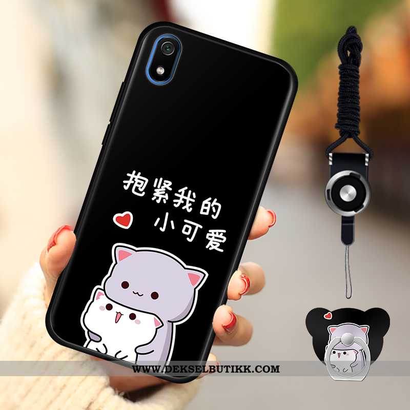 Deksel Xiaomi Redmi 7a Cartoon Mørkblå Net Red Mørkeblå, Etui Xiaomi Redmi 7a Trend Billige