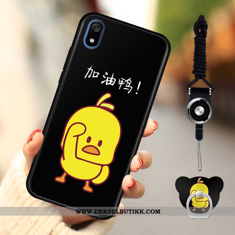 Deksel Xiaomi Redmi 7a Cartoon Mørkblå Net Red Mørkeblå, Etui Xiaomi Redmi 7a Trend Billige